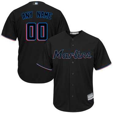 Customized Miami Marlins Replica Black Baseball Alternate Cool Base Jersey,We sell and wholesale Customized Miami Marlins Replica Black Baseball Alternate Cool Base Jersey on line form chian!